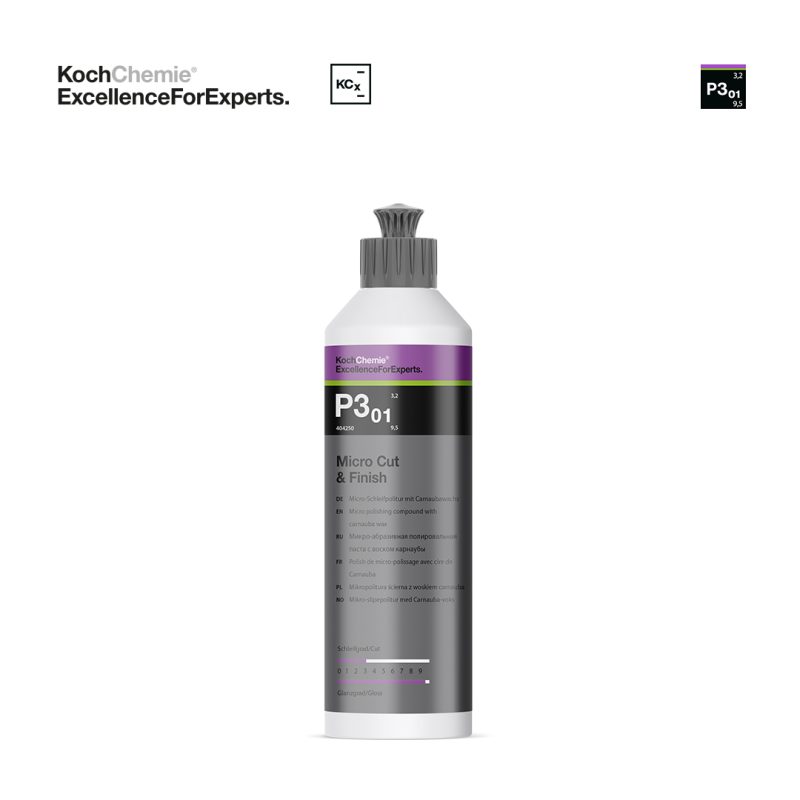 Micro Cut & Finish P3.01 - Extra Fínn Massi með Bóni 250ml