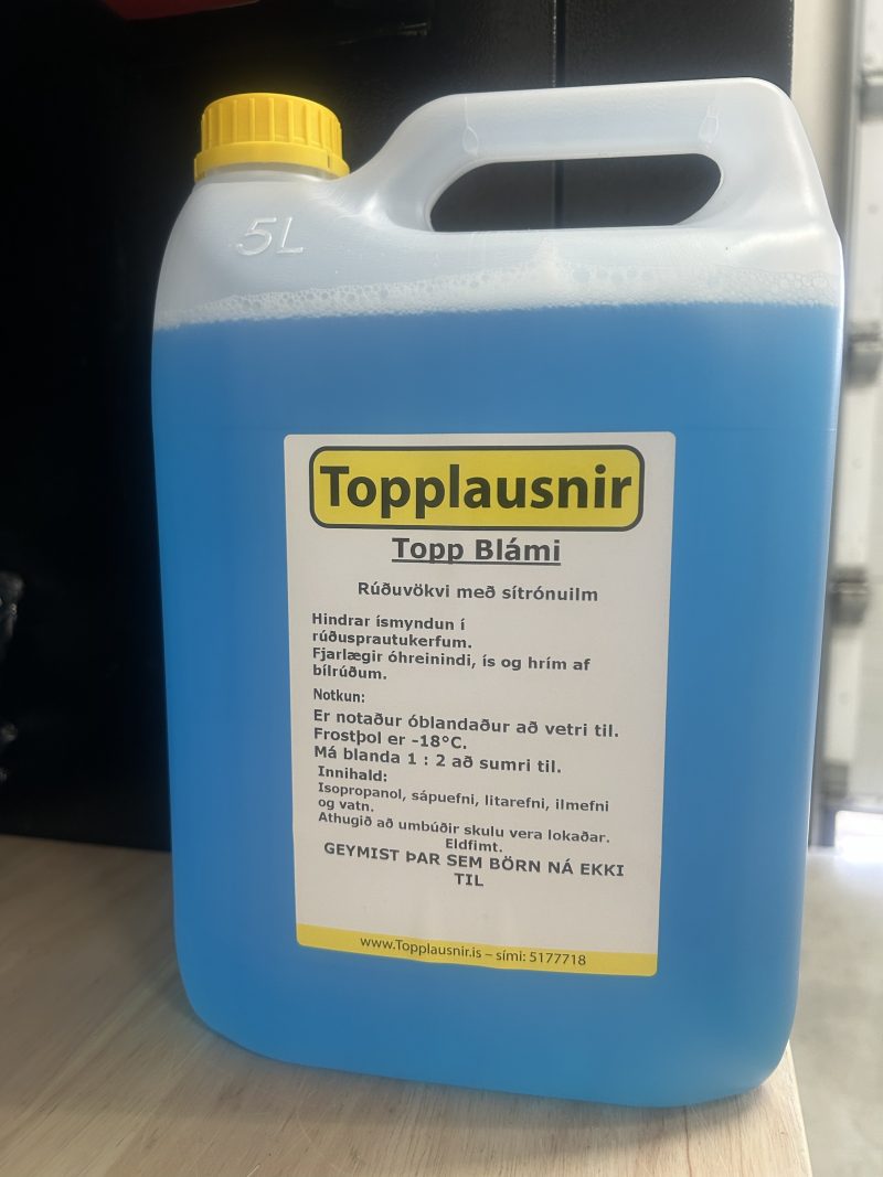 Topp Blámi Rúðuvökvi með Sítrónuilm 5 ltr