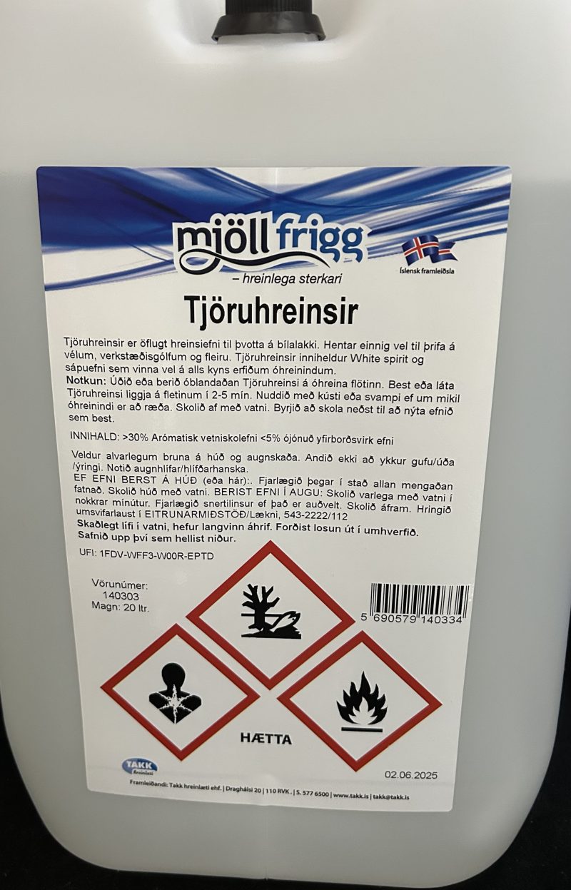 Tjöruhreinsir 20 L